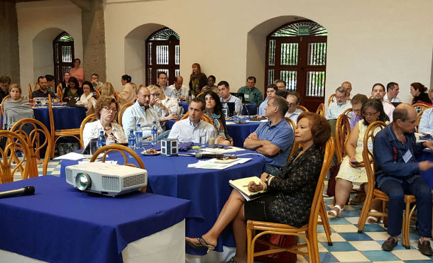 Representantes del Banco Mundial reunidos en Nicaragua