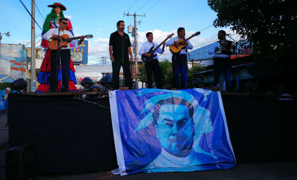 Chinandega: Juventud Sandinista rinde homenaje a Rubén Darío y Leonel Rugama