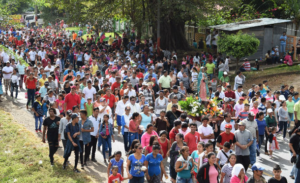 Granadinos devotos de Nuestra Señora de Candelaria participaron en peregrinación hacia su Santuario