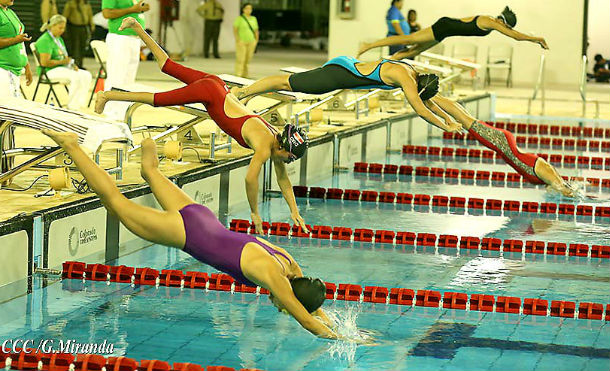 Competencias de natación en los II Juegos Paracentroamericanos