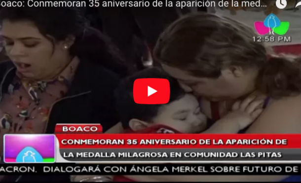 Boaco: Conmemoran 35 aniversario de la aparición de la medalla milagrosa en comunidad Las Pistas