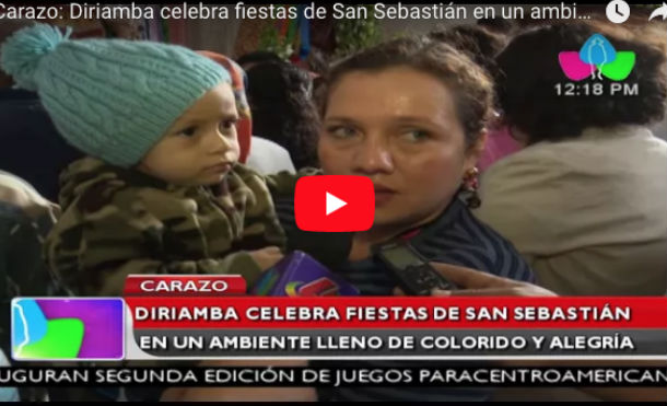 Carazo: Diriamba celebra fiestas de San Sebastián en un ambiente lleno de colorido y alegría