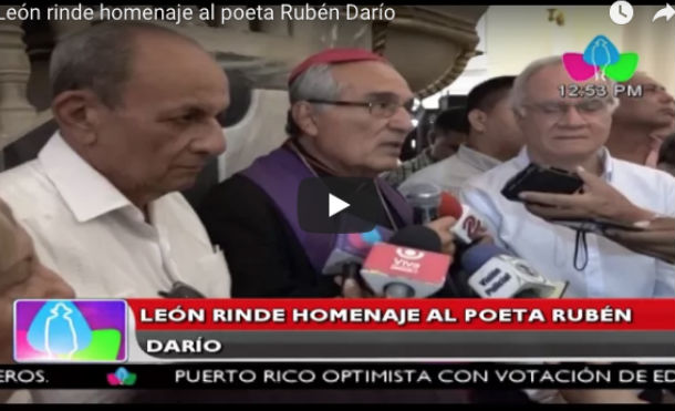 León rinde homenaje al poeta Rubén Darío