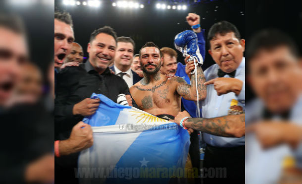 Maradona felicita a Matthysse por su coronación en el Boxeo Mundial