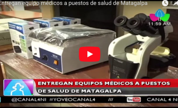 Entregan equipo médicos a puestos de salud de Matagalpa