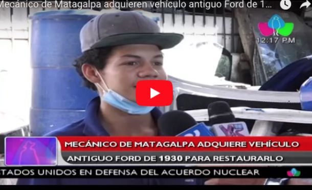 Mecánico de Matagalpa adquieren vehículo antiguo Ford de 1930 para restaurarlo