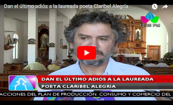 Dan el último adiós a la laureada poeta Claribel Alegría