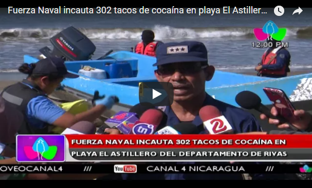 Fuerza Naval incauta 302 tacos de cocaína en playa El Astillero del departamento de Rivas