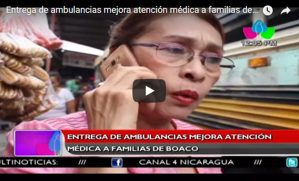 Entrega de ambulancias mejora atención médica a familias de Boaco