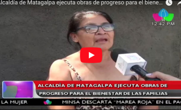 Alcaldía de Matagalpa ejecuta obras de progreso para el bienestar de las familias