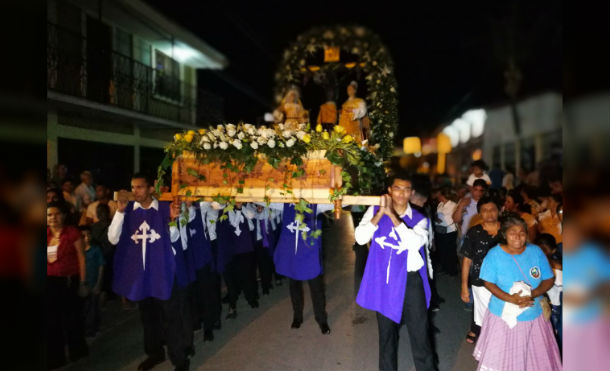 Chinandega: El Viejo rinde homenaje al Cristo Negro de Esquipulas