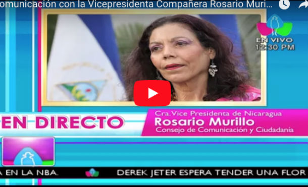 Comunicación con la Vicepresidenta Compañera Rosario Murillo, 16 de Enero 2018