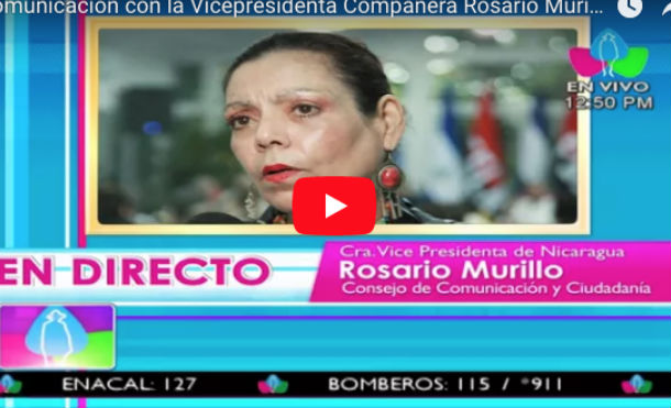 Comunicación con la Vicepresidenta Compañera Rosario Murillo, 17 de Enero 2018