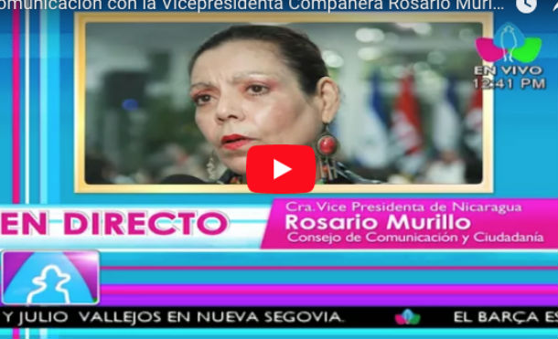 Comunicación con la Vicepresidenta Compañera Rosario Murillo, 18 de Enero 2018