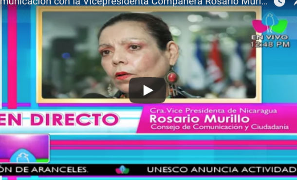 Comunicación con la Vicepresidenta Compañera Rosario Murillo, 19 de Enero 2018