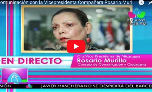 Comunicación con la Vicepresidenta Compañera Rosario Murillo, 22 de Enero 2018