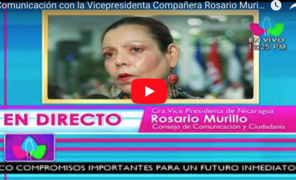 Comunicación con la Vicepresidenta Compañera Rosario Murillo, 23 de Enero 2018