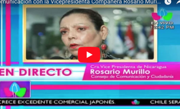 Comunicación con la Vicepresidenta Compañera Rosario Murillo, 24 de Enero 2018