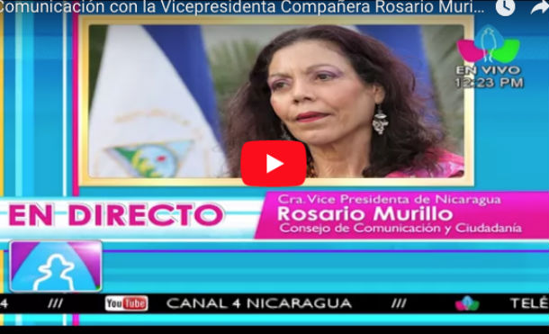 Comunicación con la Vicepresidenta Compañera Rosario Murillo, 26 de Enero 2018