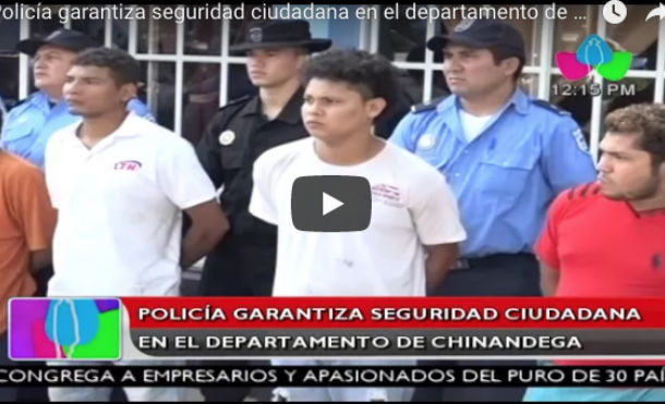 Policía garantiza seguridad ciudadana en el departamento de Chinandega