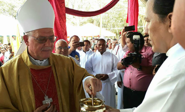 Monseñor David Albin Zywiec Sidor es investido como Obispo de la Diócesis de Siuna