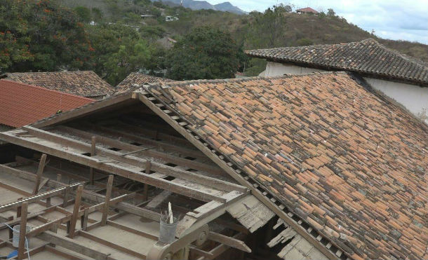 Restauran artesón de templo parroquial Nuestra Señora de la Asunción de Ocotal