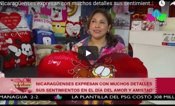 Nicaragüenses expresan con muchos detalles sus sentimientos en el día del amor y la amistad