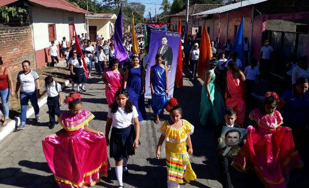 Apertura del año escolar en el municipio de Larreynaga se celebra con logros y compromisos