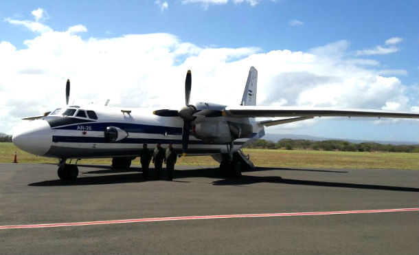 Ejército de Nicaragua recibe dos aviones AN-26 de Federación de Rusia