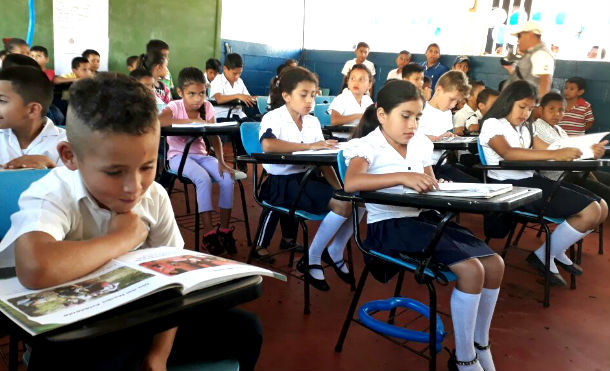 Estudiantes de El Tuma - La Dalia inician año escolar con nueva escuela