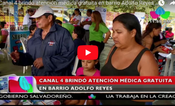 Canal 4 brindó atención médica gratuita en barrio Adolfo Reyes