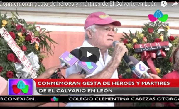 Conmemoran gesta de héroes y mártires de El Calvario en León