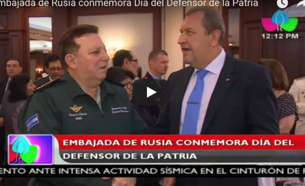 Embajada de Rusia conmemora Día del Defensor de la Patria