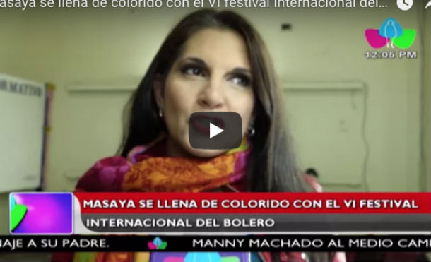 Masaya se llena de colorido con el VI festival Internacional del Bolero