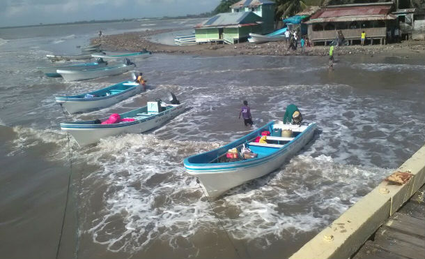 Suspenden zarpes de embarcaciones menores en el caribe nicaragüense