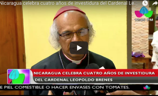 Nicaragua celebra cuatro años de investidura del Cardenal Leopoldo Brenes