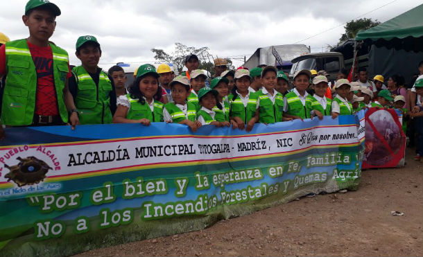 Madriz: Realizan lanzamiento de campaña de prevención de incendios agrícolas y forestales