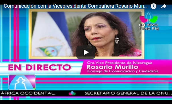 Comunicación con la Vicepresidenta Compañera Rosario Murillo, 1 de Febrero de 2018