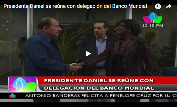 Presidente Daniel se reúne con delegación del Banco Mundial