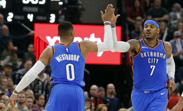 Las estrellas del Oklahoma City Thunder reaparecen ante los Cleveland Cavaliers