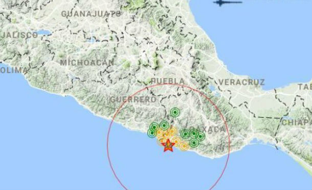 Intensa réplica del sismo de 7,2 sacude el sur de México