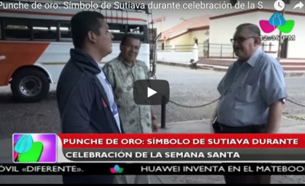 Punche de oro: Símbolo de Sutiava durante celebración de la Semana Santa