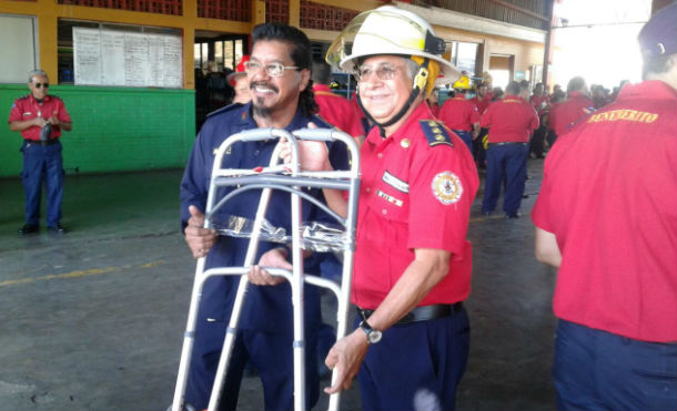 Benemérito cuerpo de Bomberos presenta l brigada contra incendios forestales