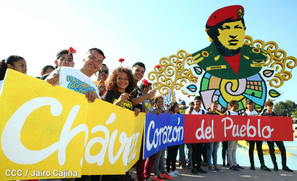 Chávez vive en el corazón del pueblo nicaragüense