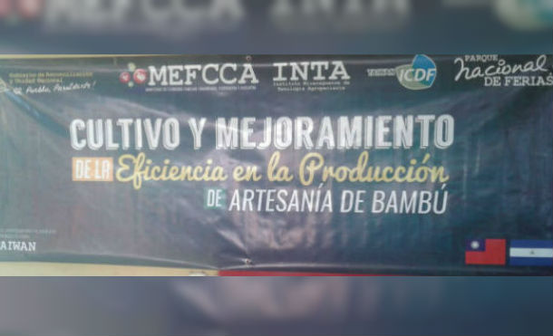 MEFCCA desarrolla taller de elaboración de artesanías y muebles de bambú