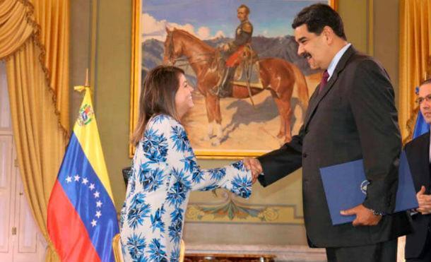 Embajadora de Nicaragua ante la República Bolivariana de Venezuela presenta Cartas Credenciales