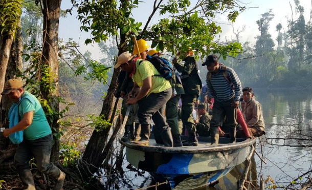 Ejército realiza acciones con comunitarios en la Reserva Biológica Indio Maíz en #AMORANICARAGUA