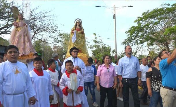 Católicos celebraron los 120 años de la imagen de Jesús Resucitado de Niquinohomo 0