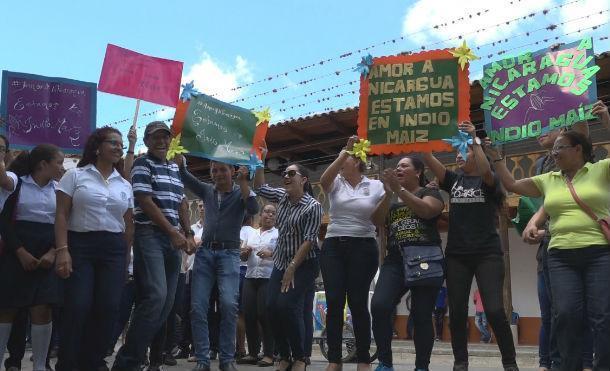 Juventud Sandinista de Nueva Segovia realizó un zumbatón por #AmorANicaragua