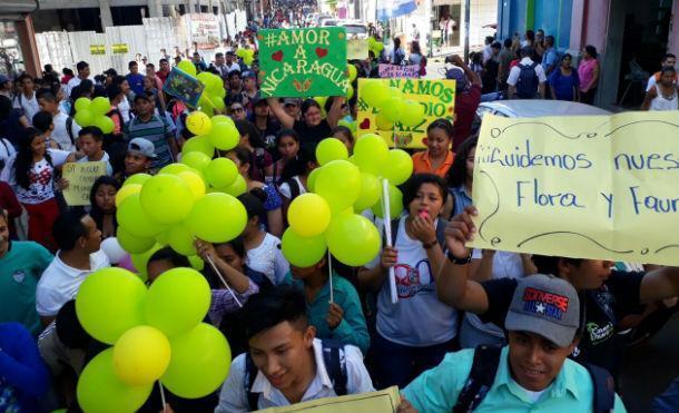 Matagalpa celebra multitudinaria caminata #GanamosEnIndioMaiz